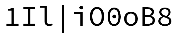 見た目が紛らわしくなりがちな文字が判別しやすいなどの特徴があるとのこと。