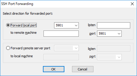 SSHポート転送でVNC